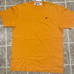 Comme des Garcons Orange Short Sleeve Tee